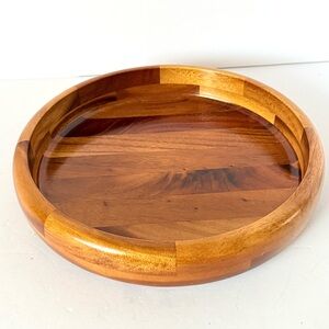 Coventry Acacia Wood 11.5” Round Platter / Serving Tray